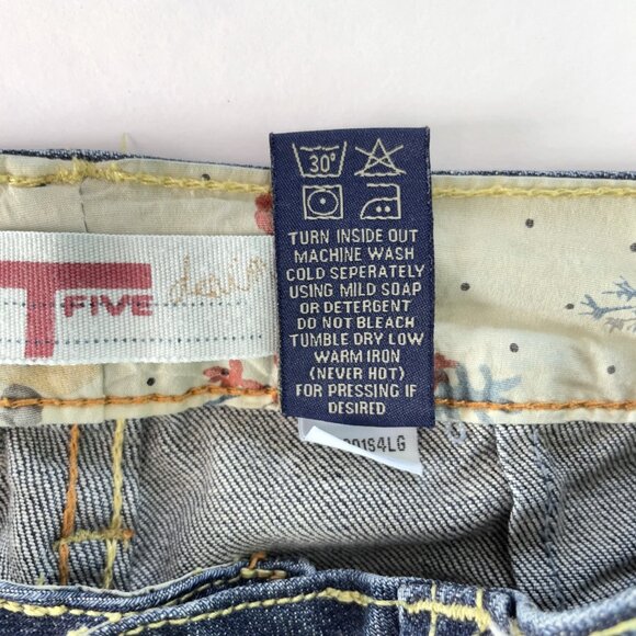 T Five Denim Jeans Size 3 Low Rise - Picture 6 of 11